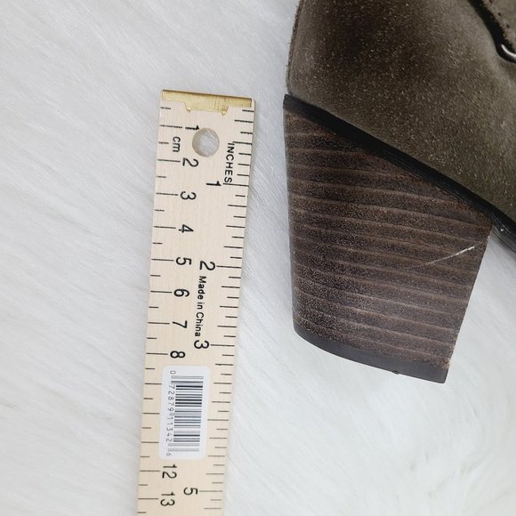 Sam Edelman Suede Buckle Morris Booties - Picture 8 of 8